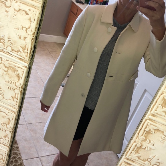 EUC. J crew single breasted wool top coat. - Picture 7 of 7